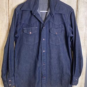 Vintage handmade denim shirt
